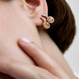 Beirut Boucles d'oreilles - Spessartines - Diamants