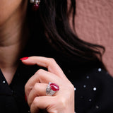 Ring - Ruby - Diamonds