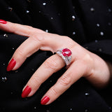 Ring - Ruby - Diamonds