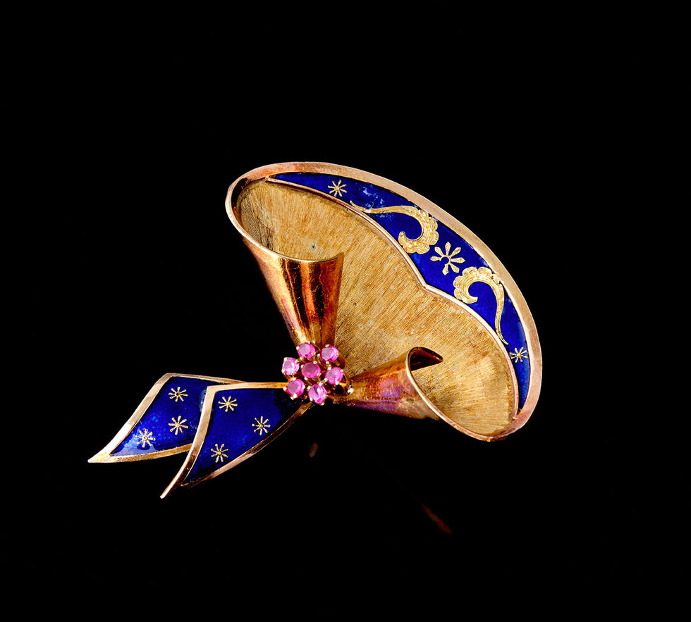 Brooch - Rubies