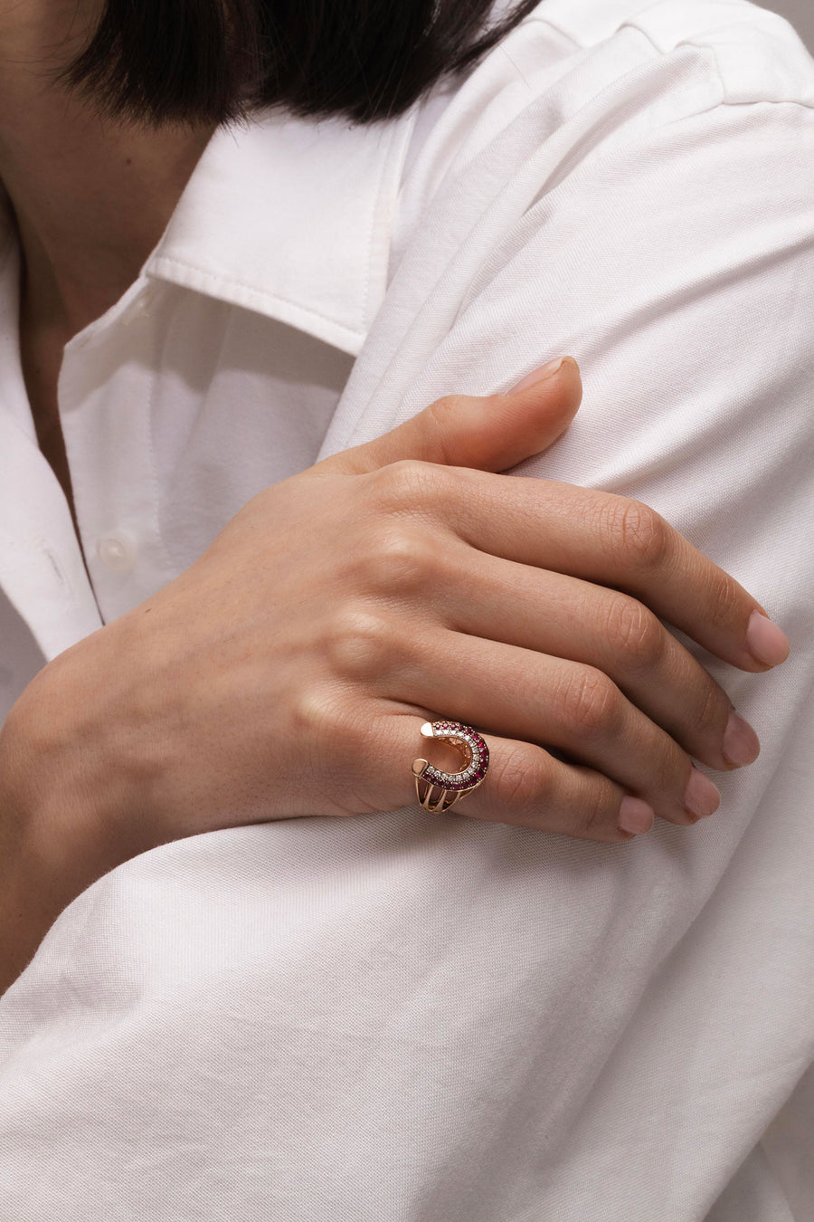 Fortune Ring - Rubies - Diamonds