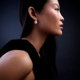 Beirut Rosace Earrings - Diamonds