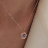 Aura Pendant - Tanzanite - Diamonds