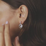 Beirut Rosace Boucles D'oreilles - Morganites - Diamants