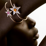 Istanbul Bracelet - Tourmaline Rose - Diamants