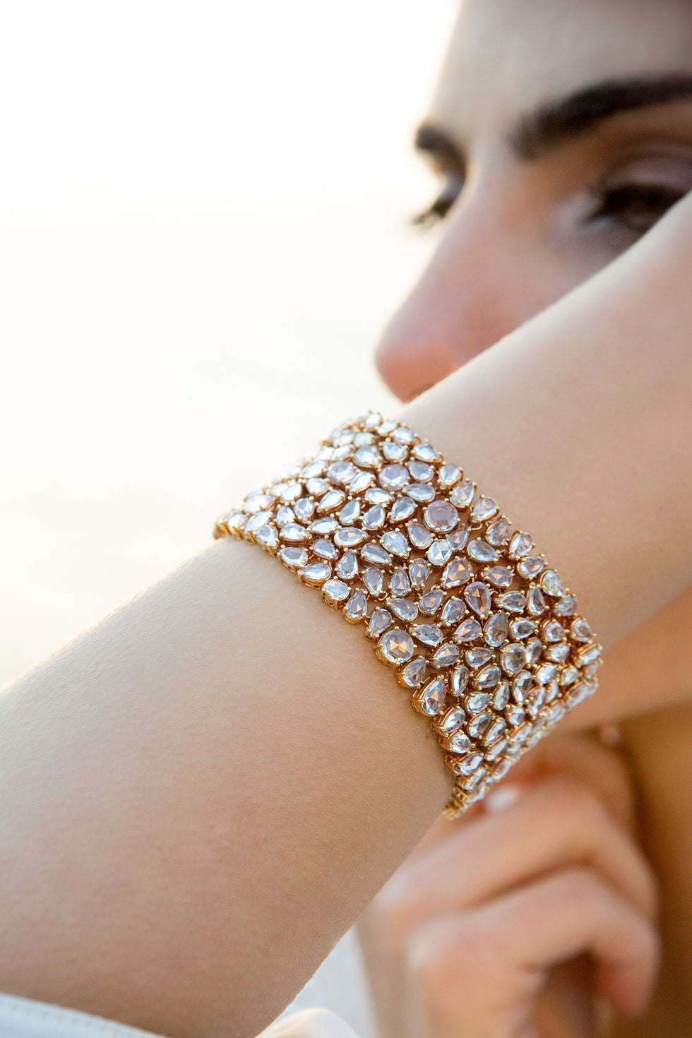 Unique Bracelet - Diamonds - Sapphires