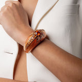 Aïda Bracelet Orange - Spessartite - Saphirs - Diamants