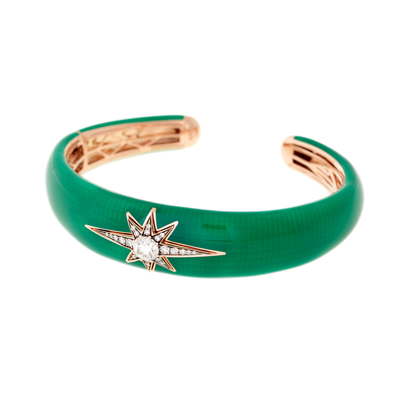 Aïda Bracelet Vert - Diamants