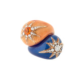 Aïda Orange Ring - Opal - Diamonds