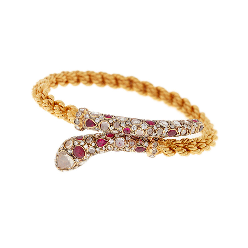Basilik Bracelet - Diamonds - Rubies