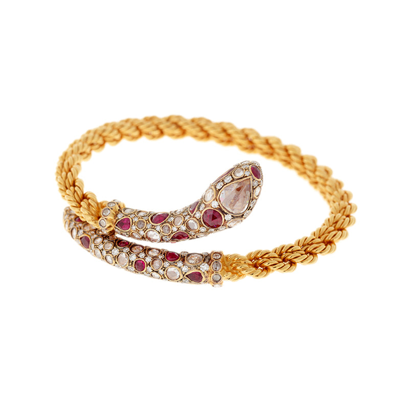 Basilik Bracelet - Diamonds - Rubies