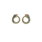 Basilik Earrings - Blue Sapphires - Spinels