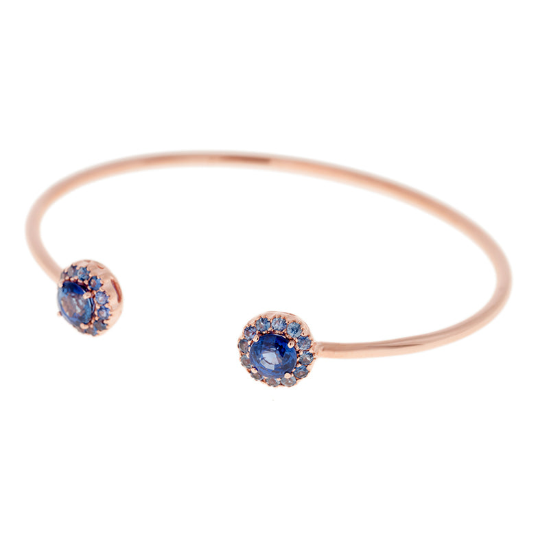 Beirut Circle Bracelet - Saphirs bleus