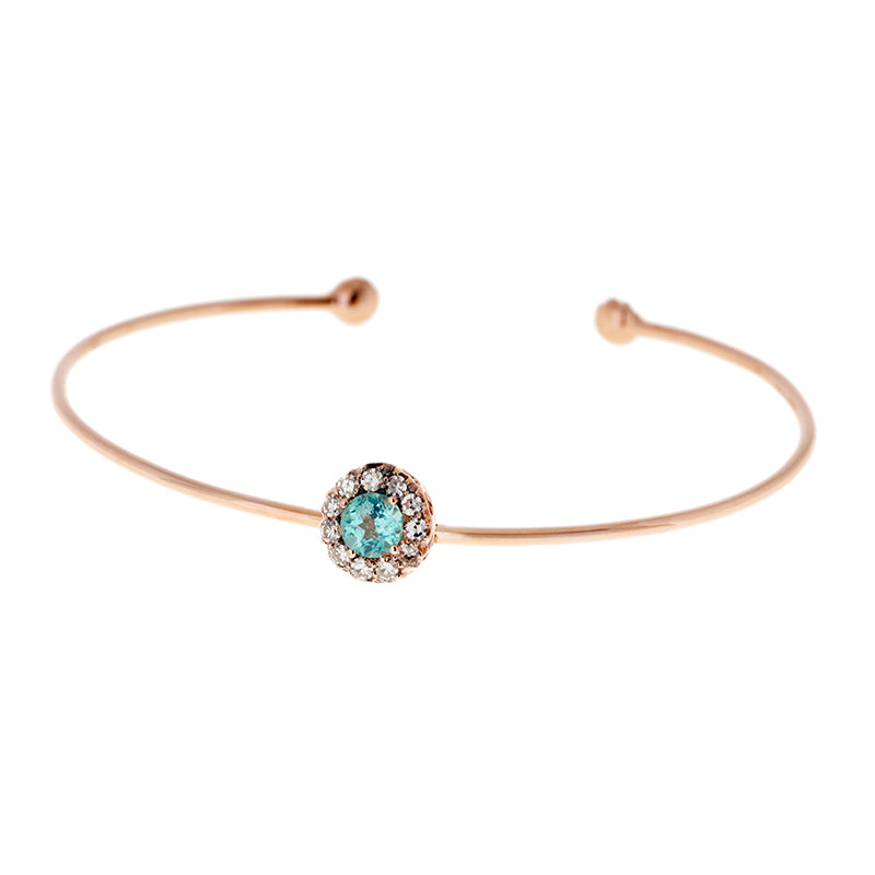 Beirut Bracelet - Paraiba - Diamonds
