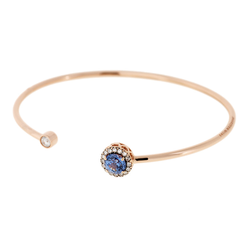 Beirut Bracelet - Blue Sapphire - Diamonds