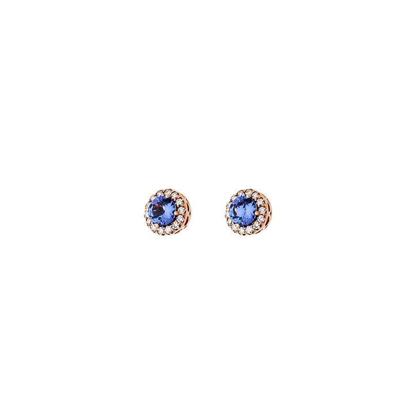 Beirut Earrings - Tanzanites - Diamonds