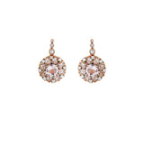 Beirut Rosace Earrings - Morganites - Diamonds