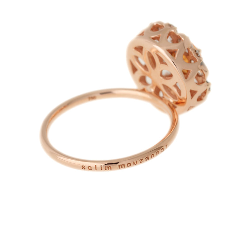 Beirut Rosace Ring - Spessartine - Diamonds