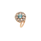 Beirut Rosace Ring - Hyacinth - Diamonds