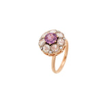 Beirut Rosace Ring - Pink Sapphire - Diamonds