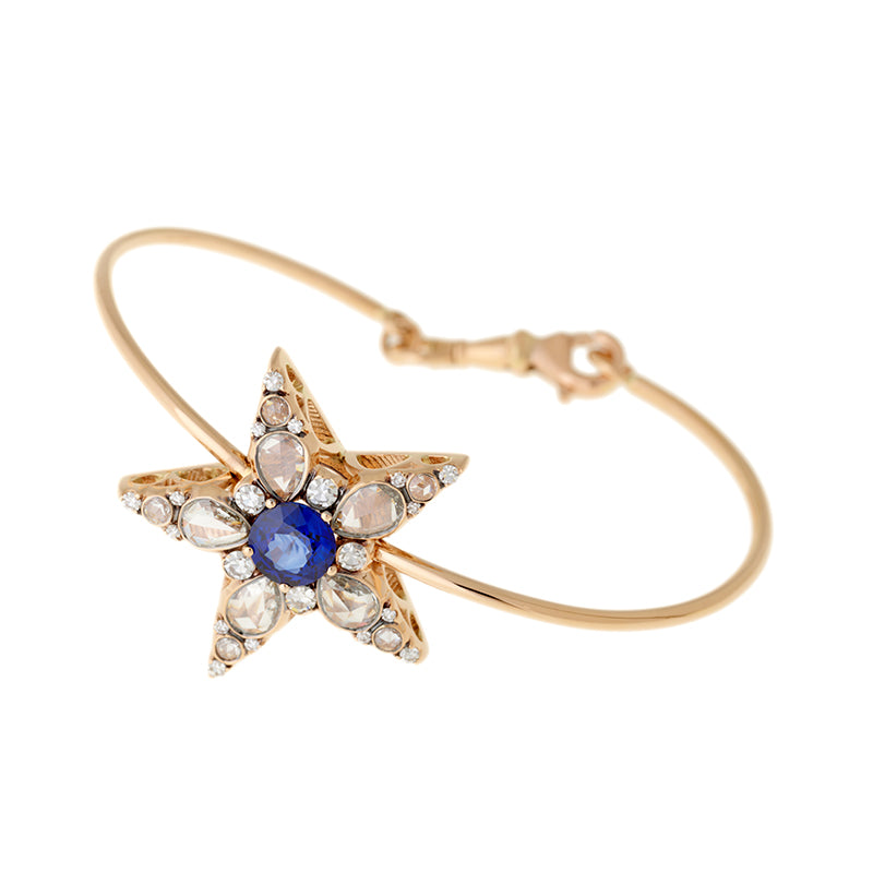 Istanbul Bracelet - Blue Sapphire - Diamonds