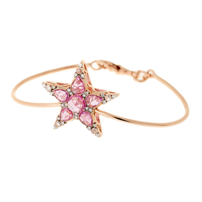 Istanbul Bracelet - Pink Sapphires - Diamonds