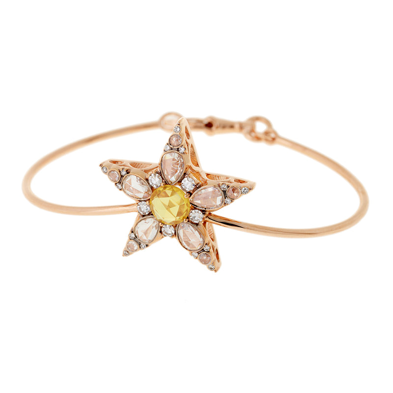 Istanbul Bracelet - Saphir Jaune - Diamants