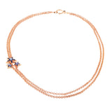 Istanbul Necklace - Blue Sapphires - Diamonds