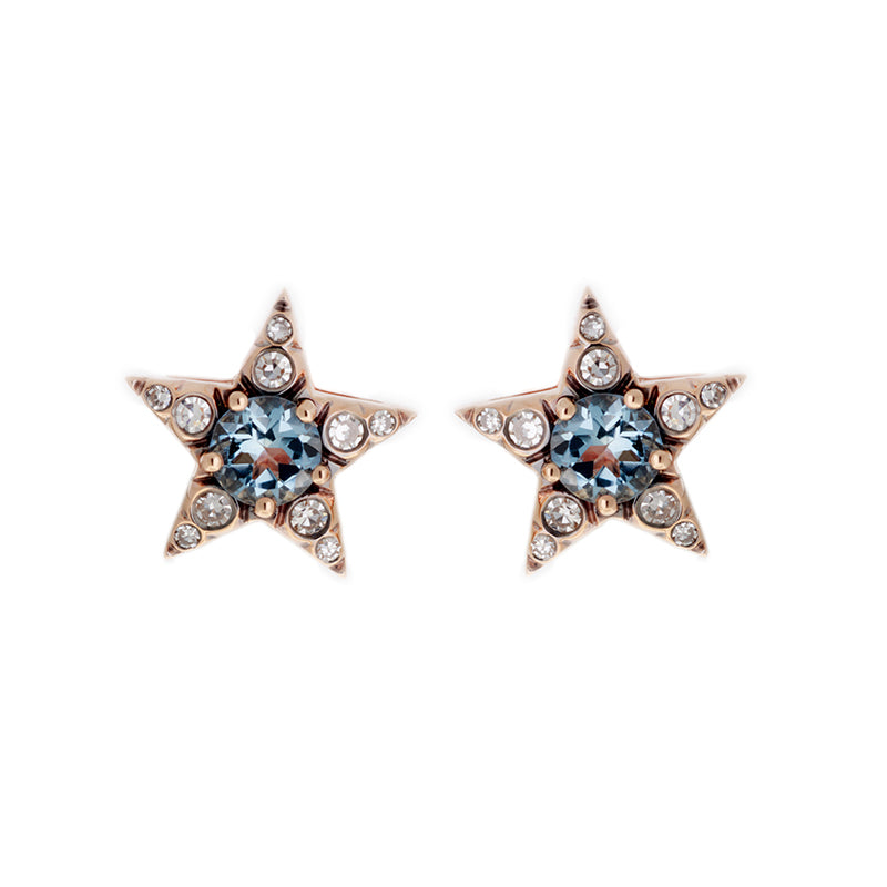 Istanbul Earrings - Aquamarines - Diamonds