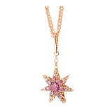 Istanbul Pendant - Pink Sapphires - Diamonds
