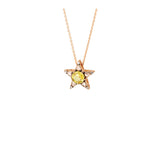 Istanbul Pendant - Yellow Sapphire - Diamonds