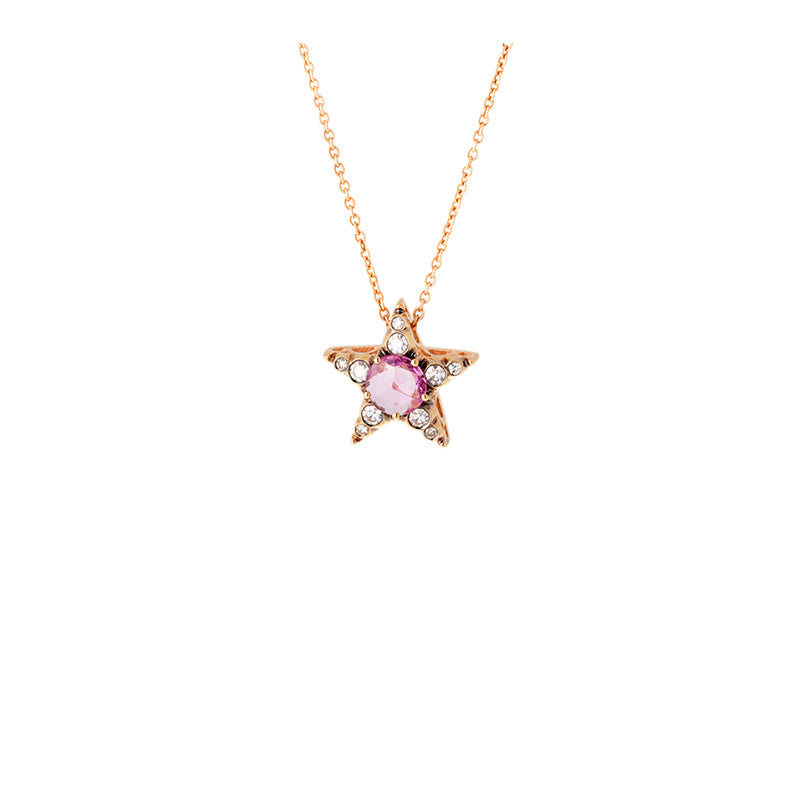Istanbul Pendant - Pink Sapphire - Diamonds
