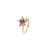 Bundle of Istanbul Rings - Diamonds - Blue Sapphire