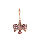 Beirut Birds Charm - Pink Sapphires - Diamonds