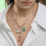 Kastak Necklace Mint Green - Diamonds
