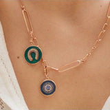 Charm Petrol Horseshoe