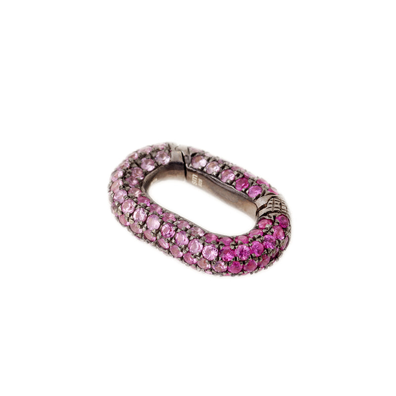 Link Clasp - Pink Sapphires
