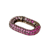 Link Clasp - Pink Sapphires
