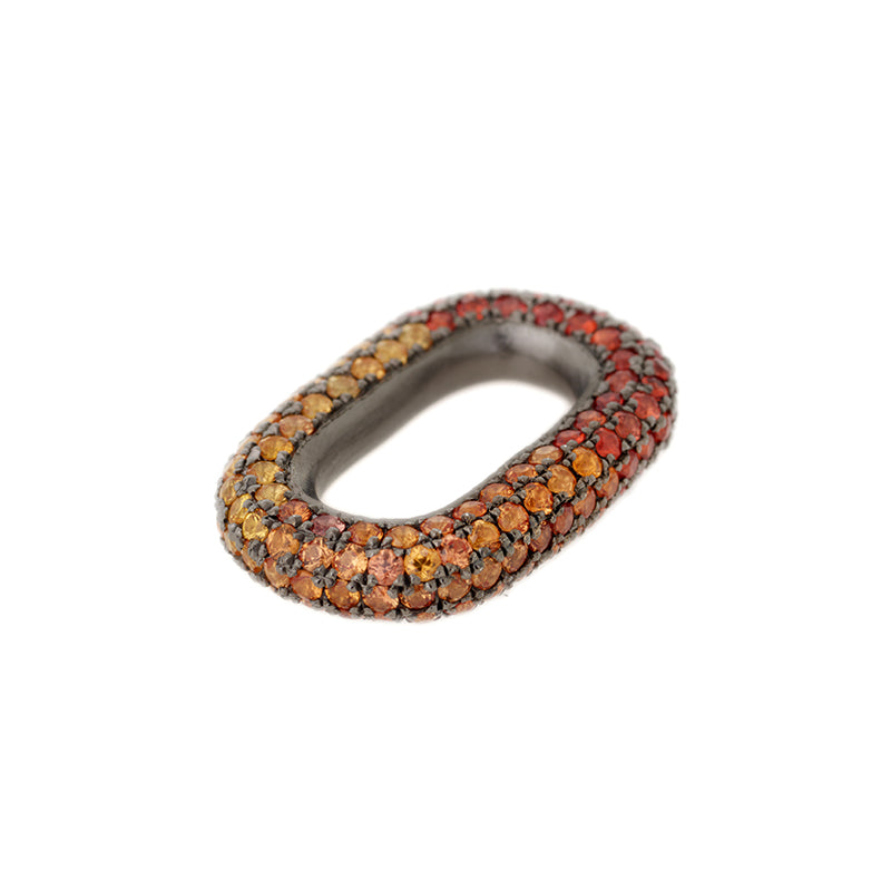 Link Extension - Yellow & Orange Sapphires