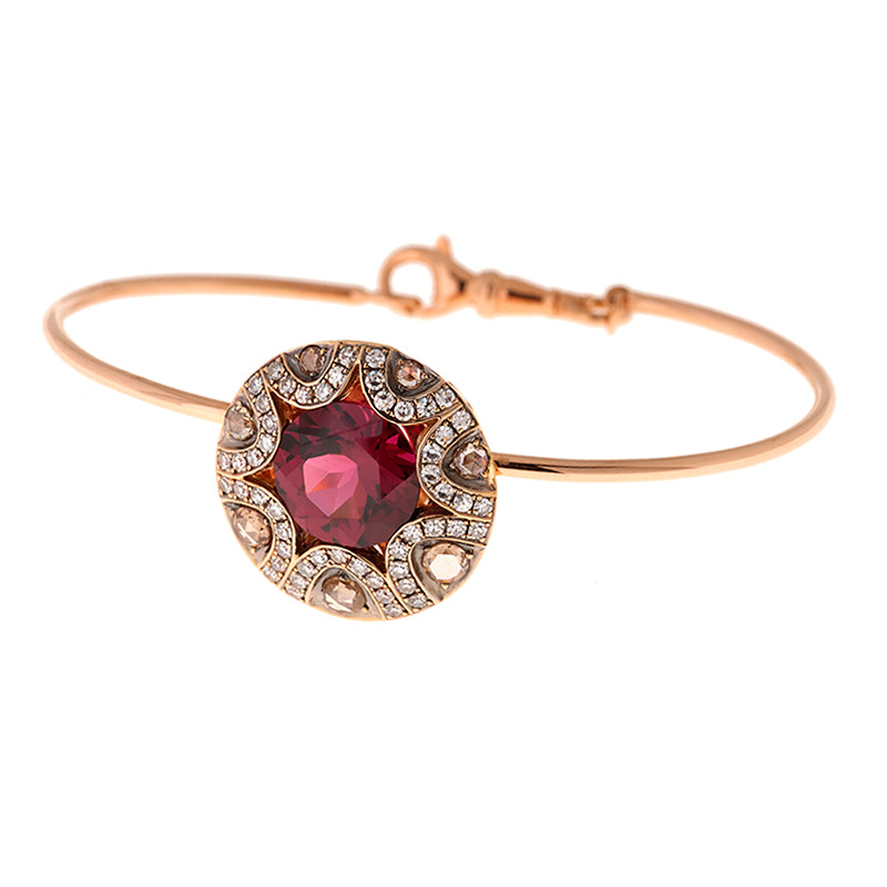 Mille et une nuits Bracelet - Rhodolite - Diamonds