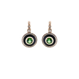 Mina Black Earrings - Tsavorites - Diamonds