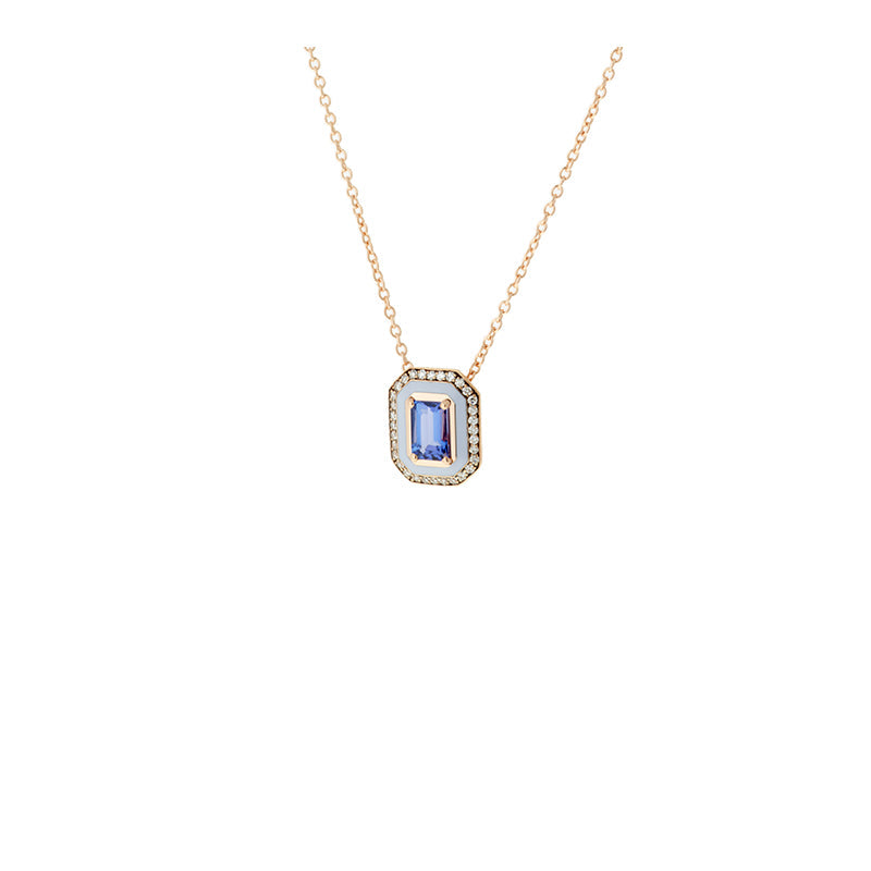 Mina Lilac Pendant - Tanzanite - Diamonds