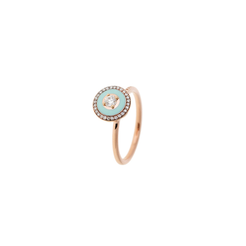 Mina Mint Green Ring - Diamonds