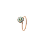 Mina Mint Green Ring - Green Tourmaline - Diamond