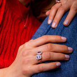 Mina Lilac Ring - Tanzanite - Diamonds