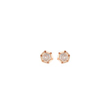 Rose de France Earrings - Diamonds
