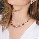 Unique Necklace / Bracelet - Sapphires - Diamonds