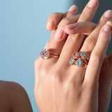 Beirut Rosace Ring - Diamonds