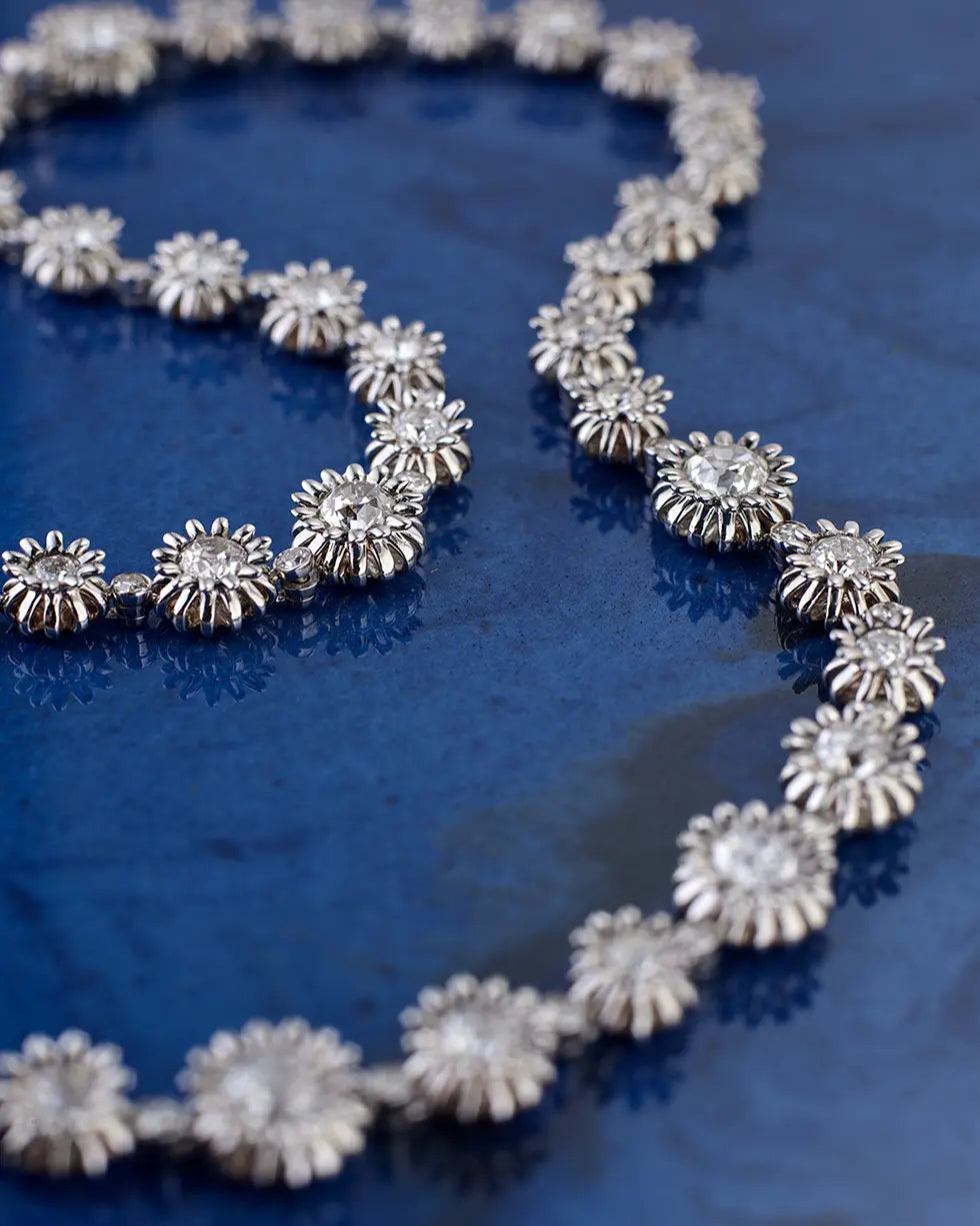 Poppy Necklace - Diamonds
